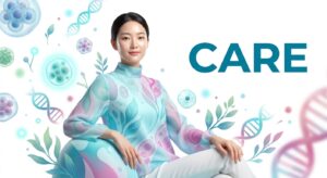 시술 후 편안한 회복을 상징하는 추상적 이미지